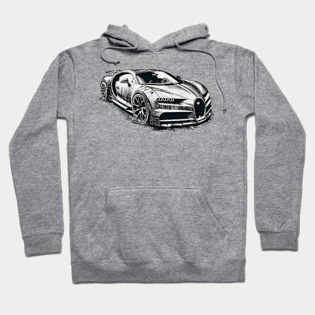 Bugatti Chiron Hoodie by Vehicles-Art